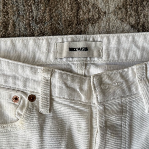 Buck Mason White Rider Jean - Picture 2 of 4